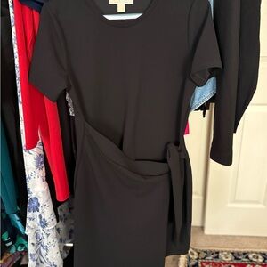 Michael Kors Black Midi Dress